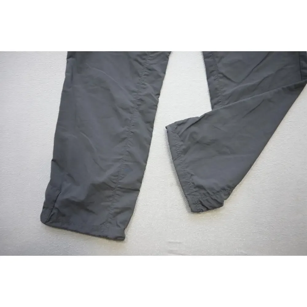 Mountain Hardwear Convertible Cargo Pants Hiking Trekking Gray Womens Sz 12 x 32
